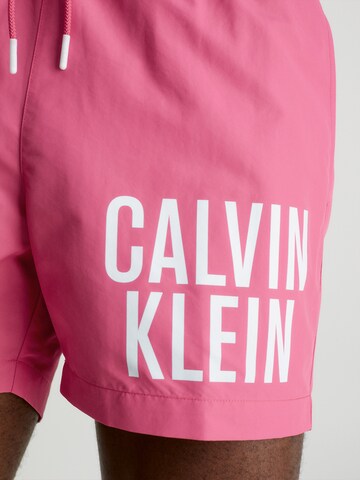 Calvin Klein Swimwear Plavecké šortky 'Intense Power' - ružová
