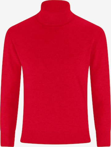 CASH-MERE.CH Kaschmir Pullover in Rot: Vorderseite
