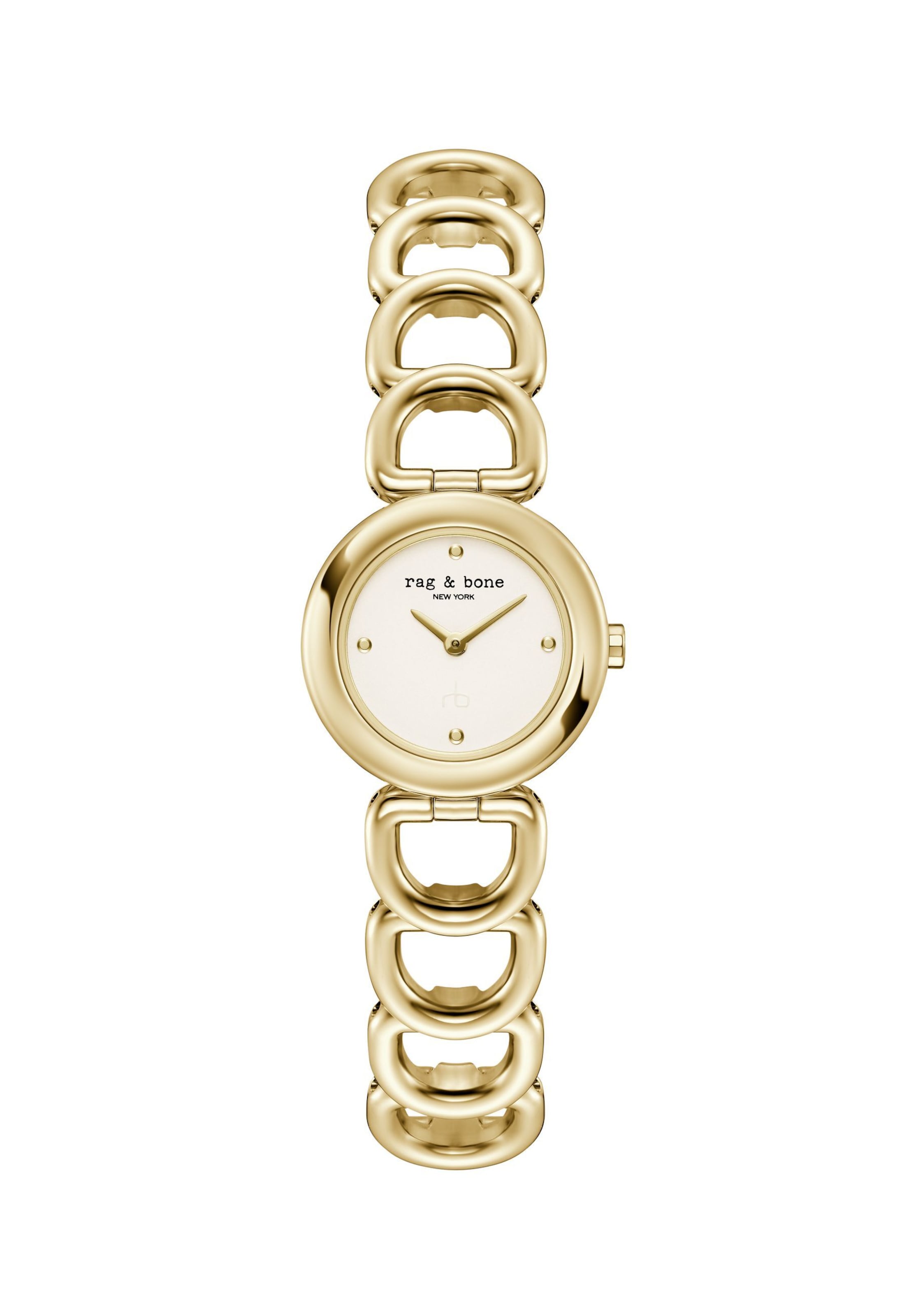 Montre à affichage analogique ' Spire ' rag & bone en or : devant