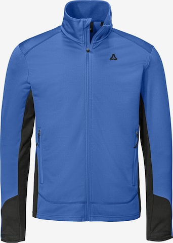 Schöffel Athletic Fleece Jacket in Blue: front