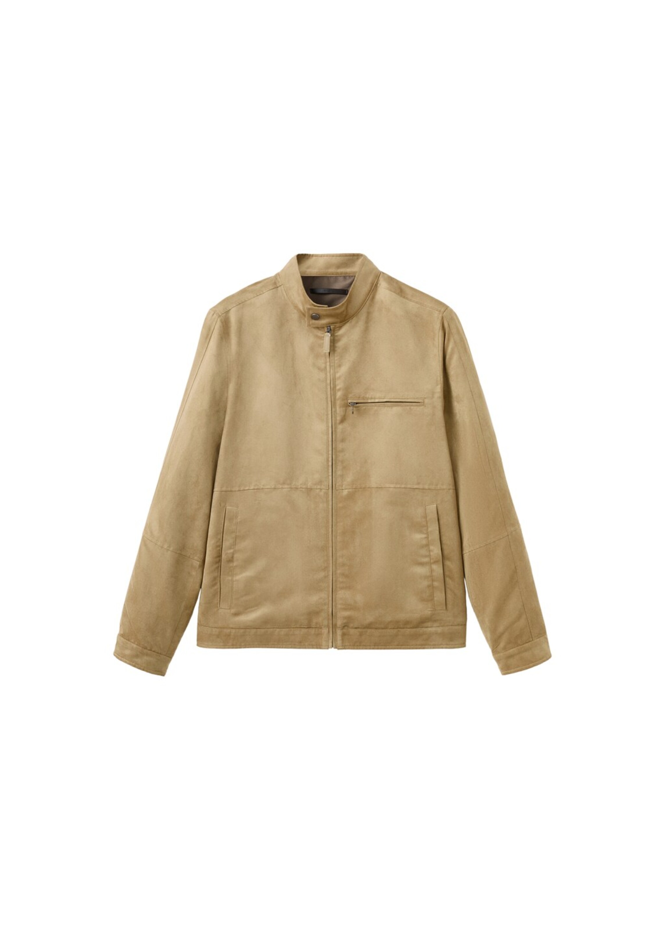 MANGO MAN Between-Season Jacket 'Boy' in Beige: front