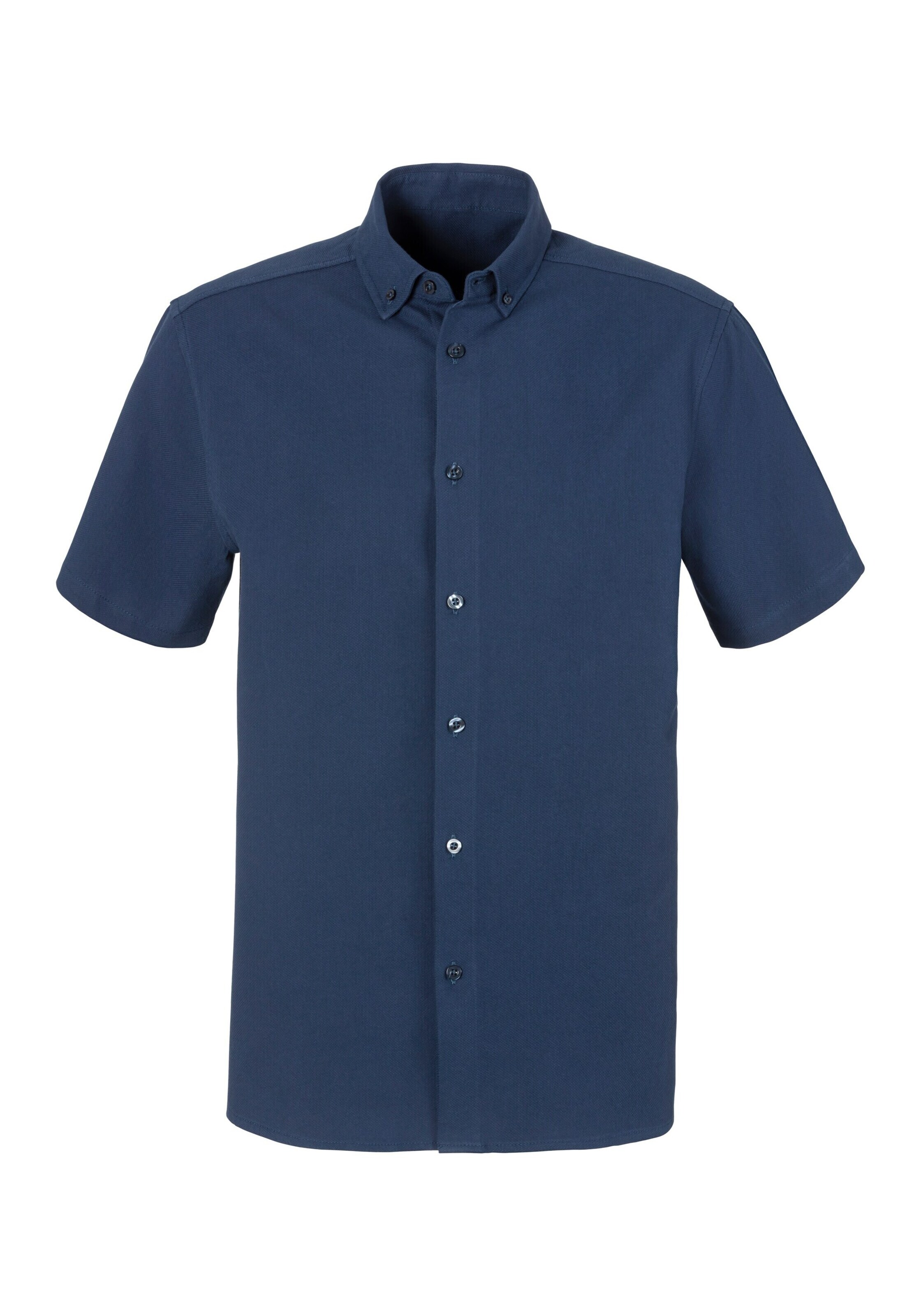 H.I.S Regular fit Button Up Shirt in Blue: front