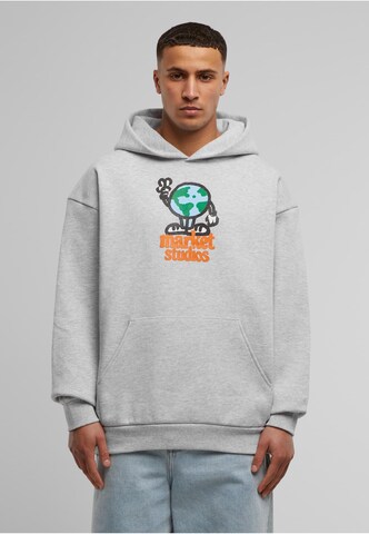 MARKET Sweatshirt 'World Peace' in Grau