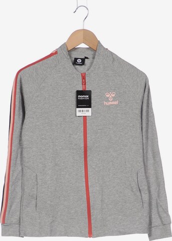 Hummel Sweatshirt & Zip-Up Hoodie in M in Grey: front