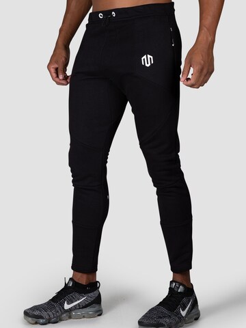 MOROTAI Skinny Workout Pants in Black: front