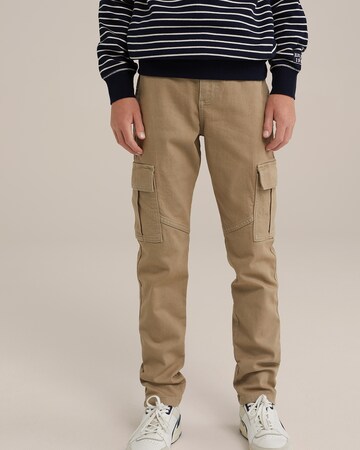 Regular Pantalon WE Fashion en marron