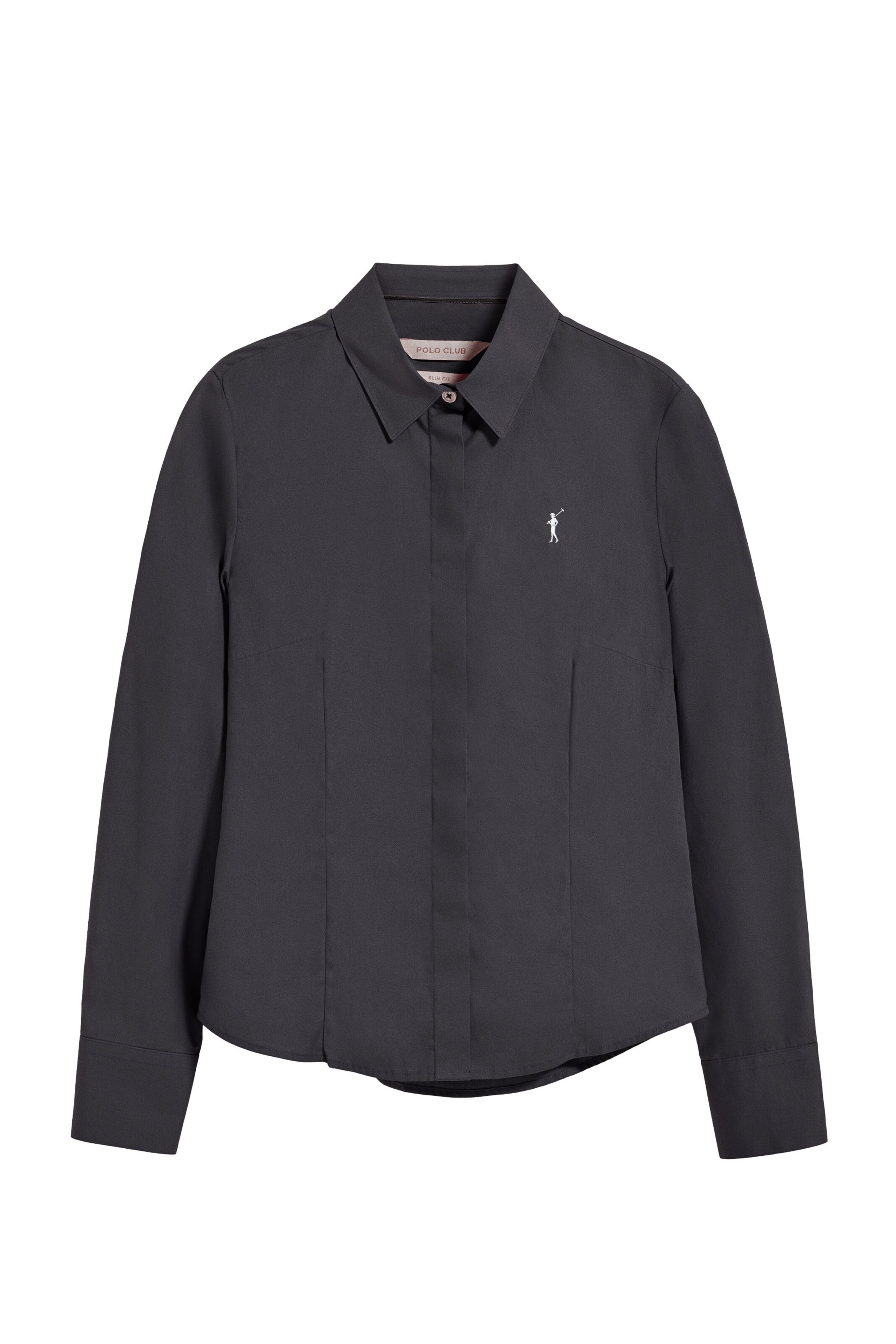 Polo Club Bluse in Schwarz: Vorderseite