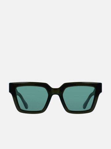 FERRAGAMO Sunglasses in Green: front