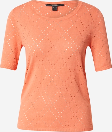 ESPRIT Pullover 'Pointelle' in Orange: predná strana