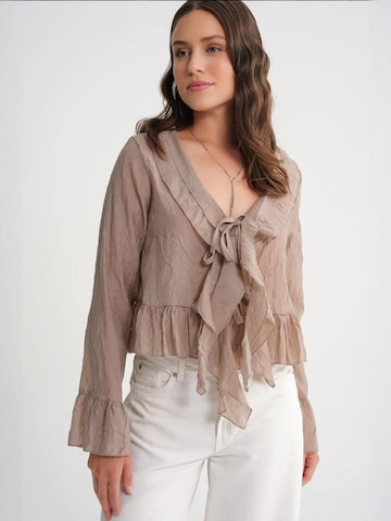 MixRay Blouse in Beige