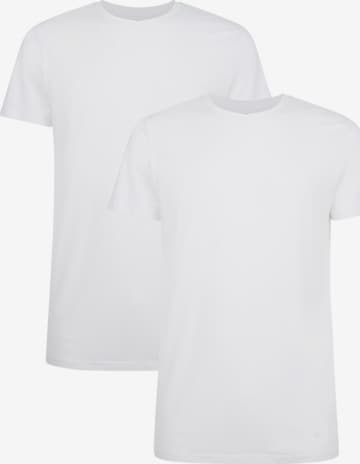 Bamboo basics Shirt 'Ruben' in White: front