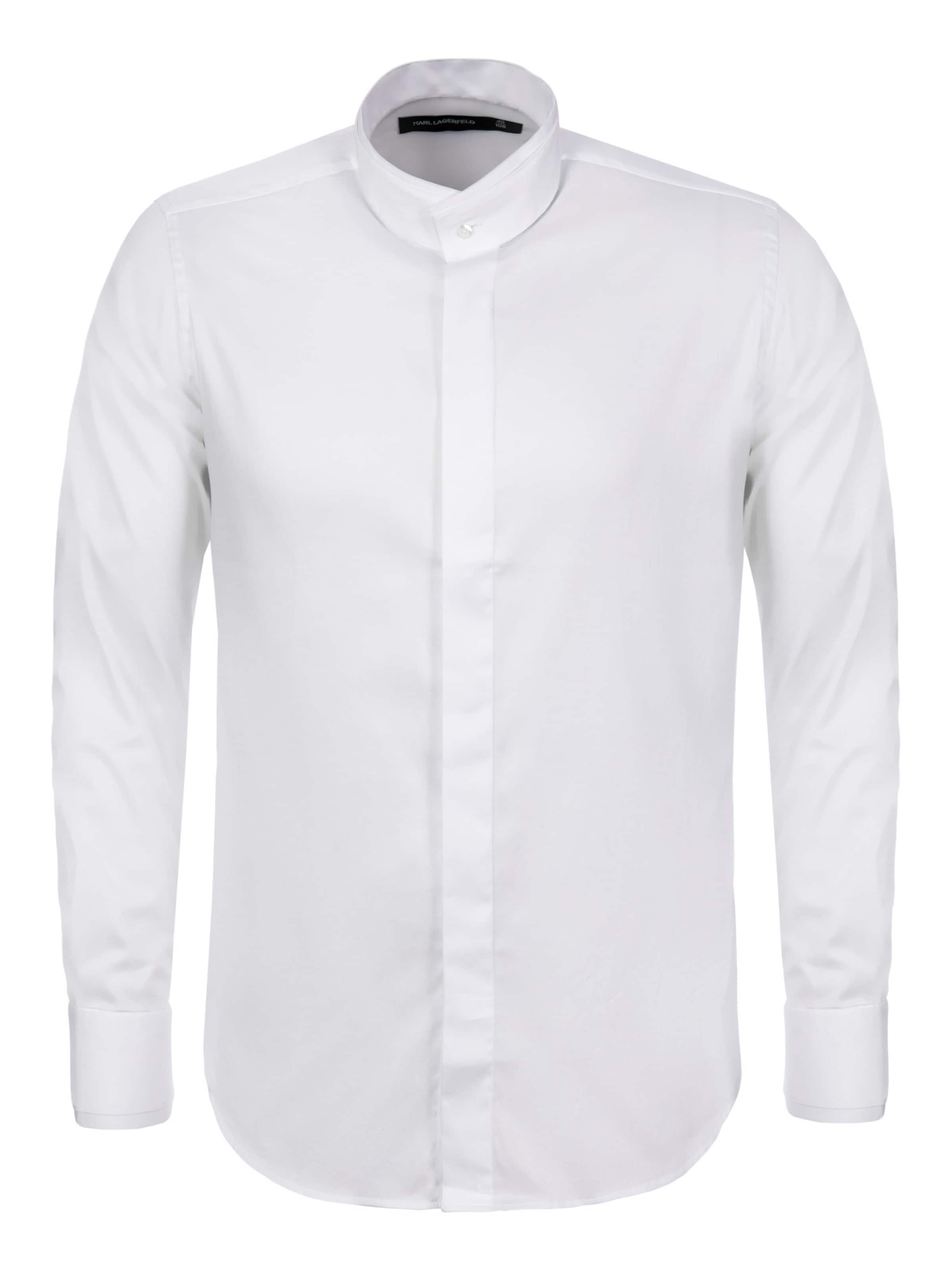 Camicia di Karl Lagerfeld in bianco: frontale