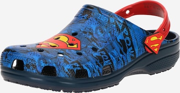 zils Crocs Gumijas čības 'Superman Classic': no priekšpuses