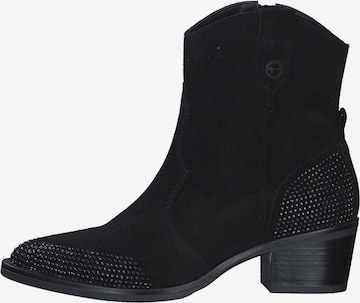 TAMARIS Cowboy Boots in Black