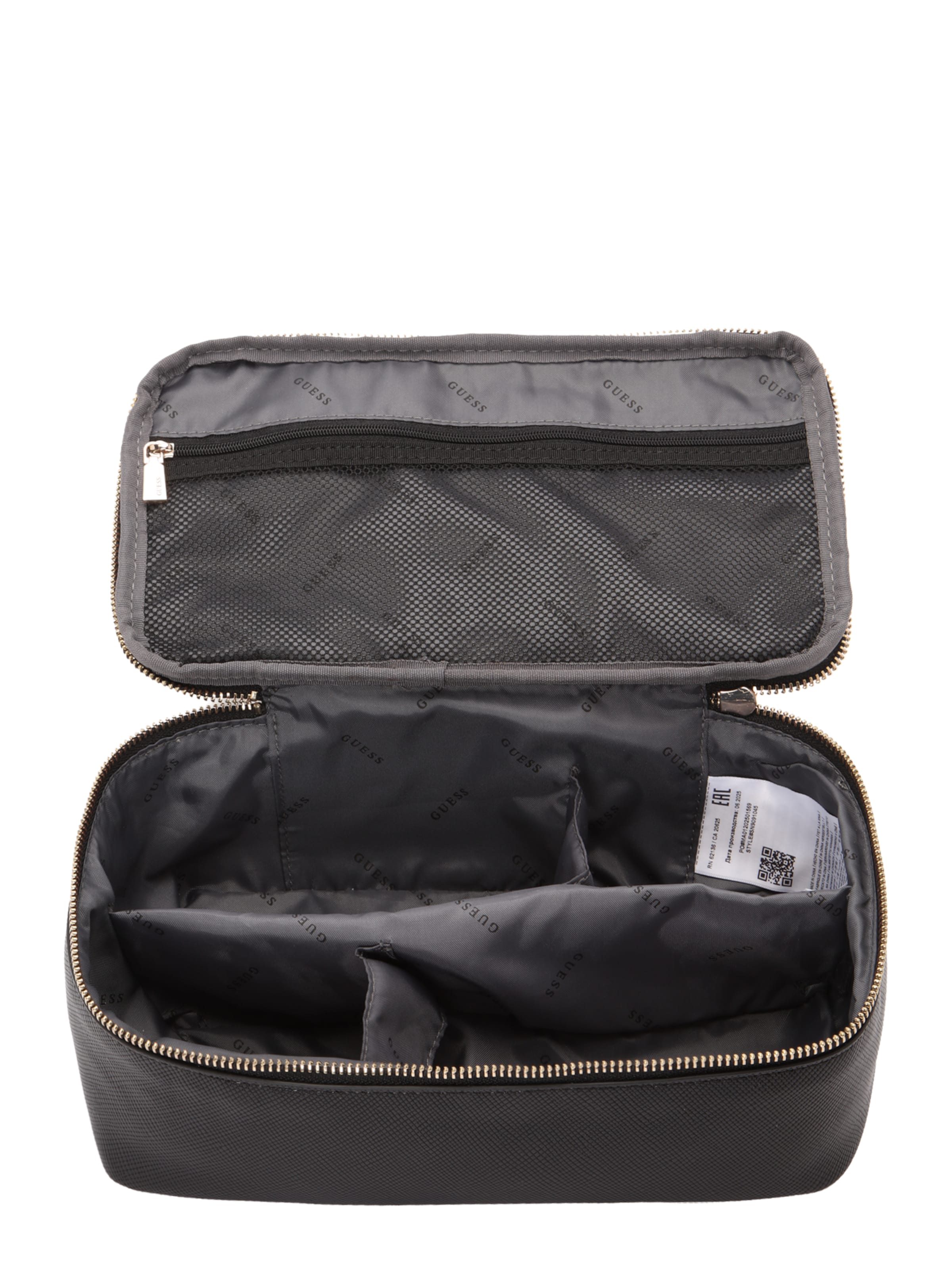 GUESS Toilettilaukku 'NOROM' värissä musta