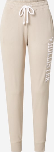 HOLLISTER Kalhoty - béžová / bílá, Produkt