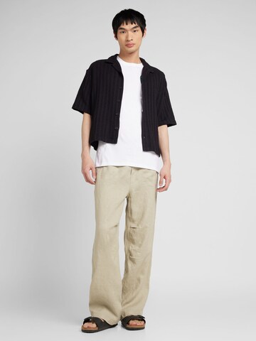 WEEKDAY Loose fit Pants 'Bobbo' in Beige