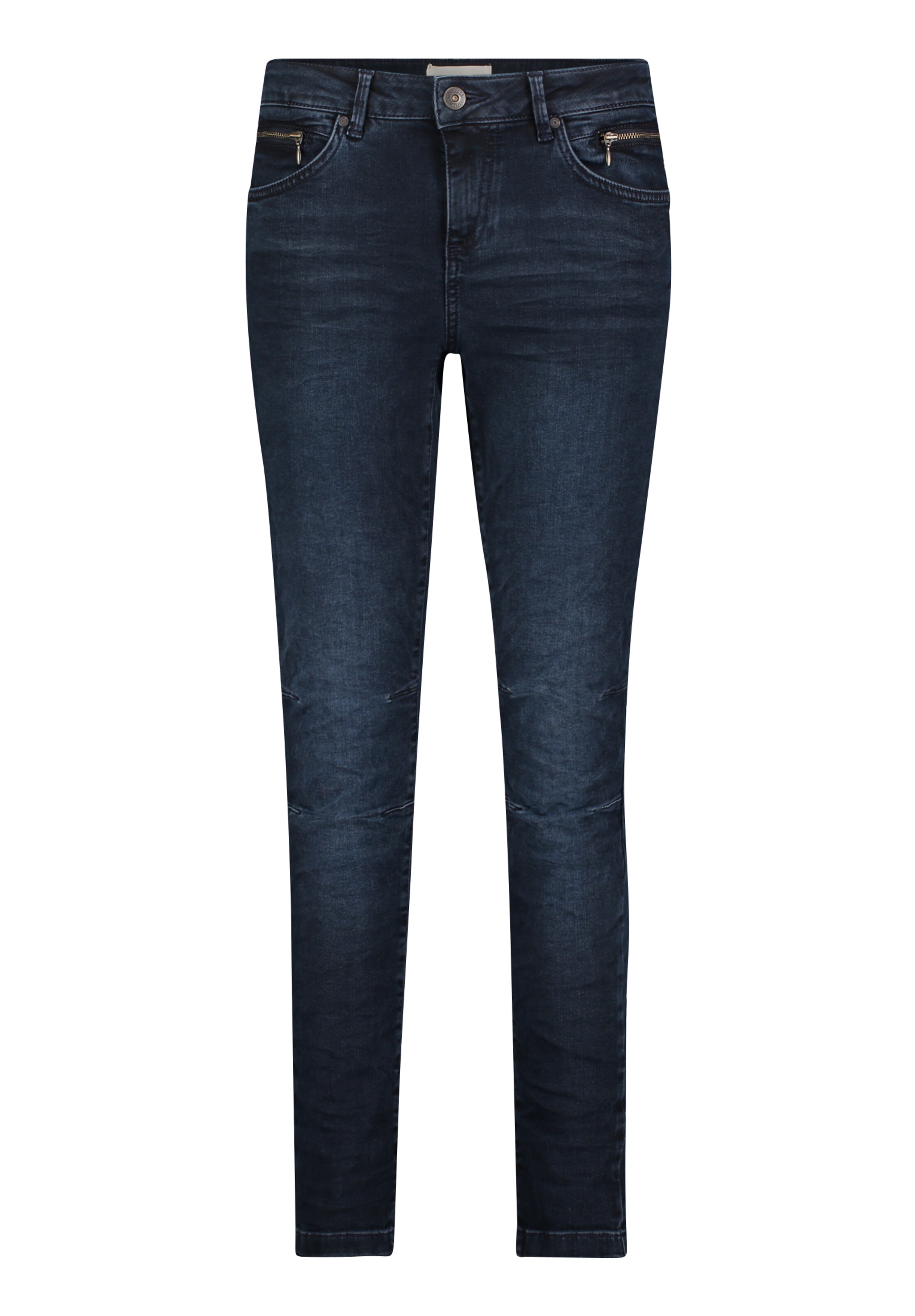 Frauen Jeans Cartoon Casual-Hose Slim Fit in Dunkelblau - CS36745
