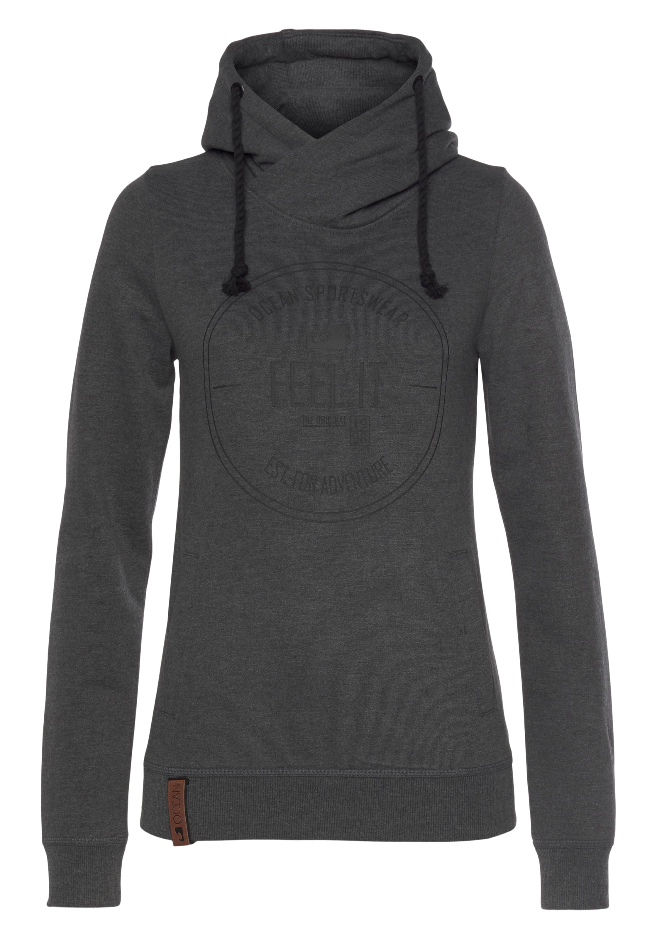 OCEAN SPORTSWEAR Sweatshirt in Schwarz: Vorderseite