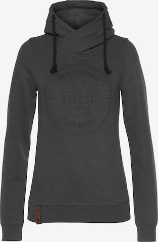 OCEAN SPORTSWEAR Athletic Sweatshirt in Black: front