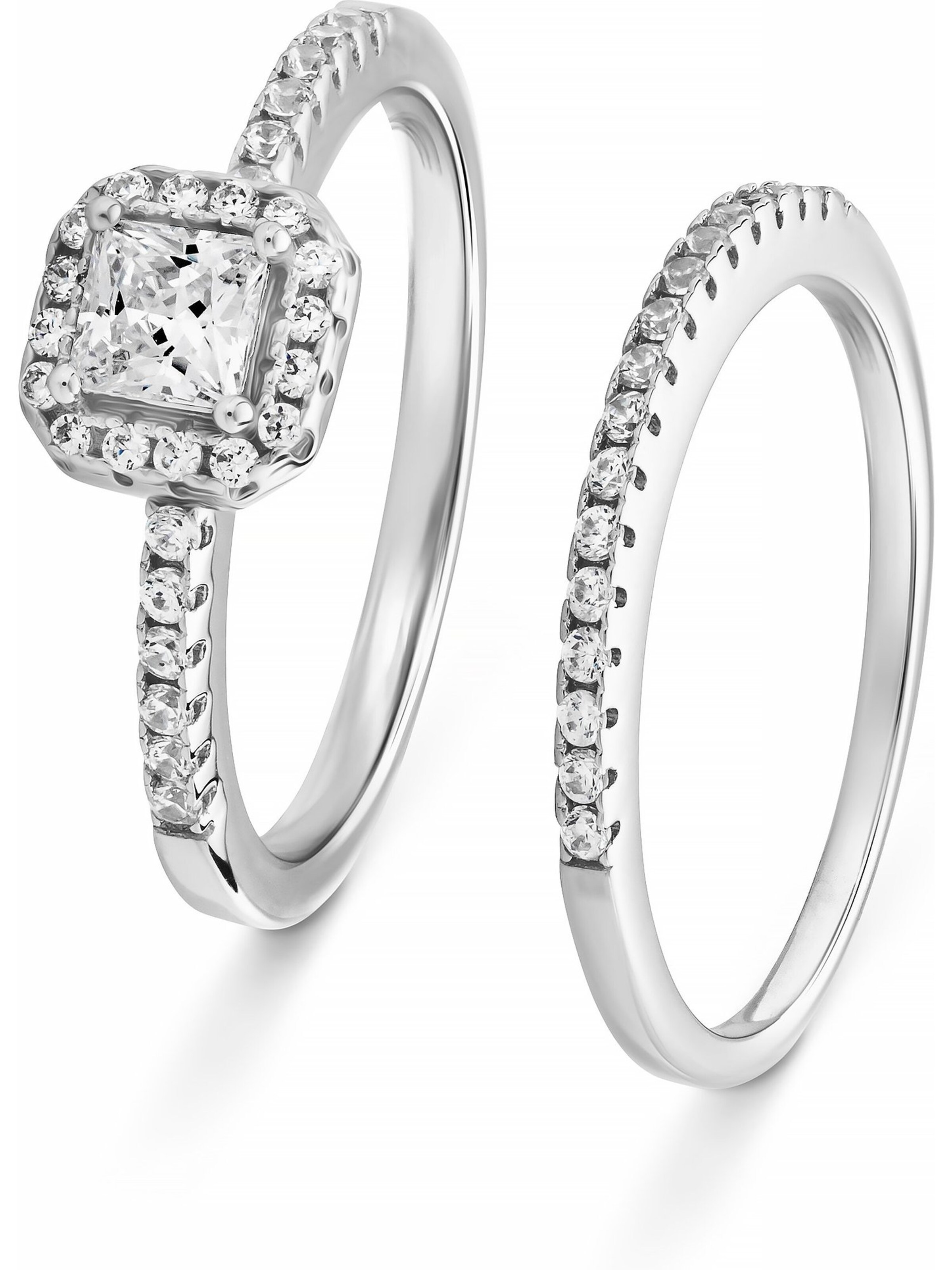 CHRIST Ring in Silber: Vorderseite