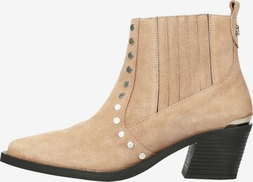 Bottines Scalpers en beige : devant