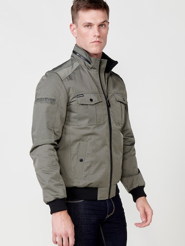 KOROSHI Between-season jacket in Green
