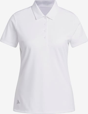 Tricou funcțional 'Women's Solid Performance Short Sleeve Polo' de la ADIDAS GOLF pe alb: față