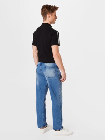 Michael Kors Regular Jeans 'Distressed' i blå