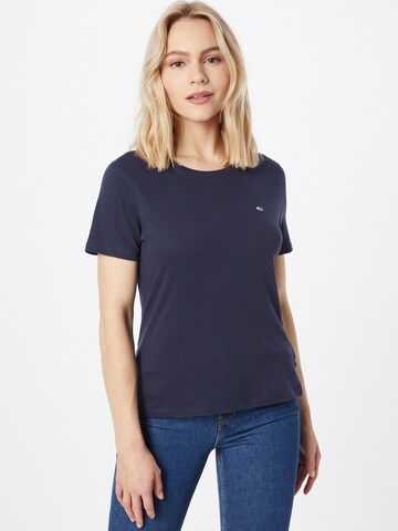 T-shirt Tommy Jeans en bleu : devant