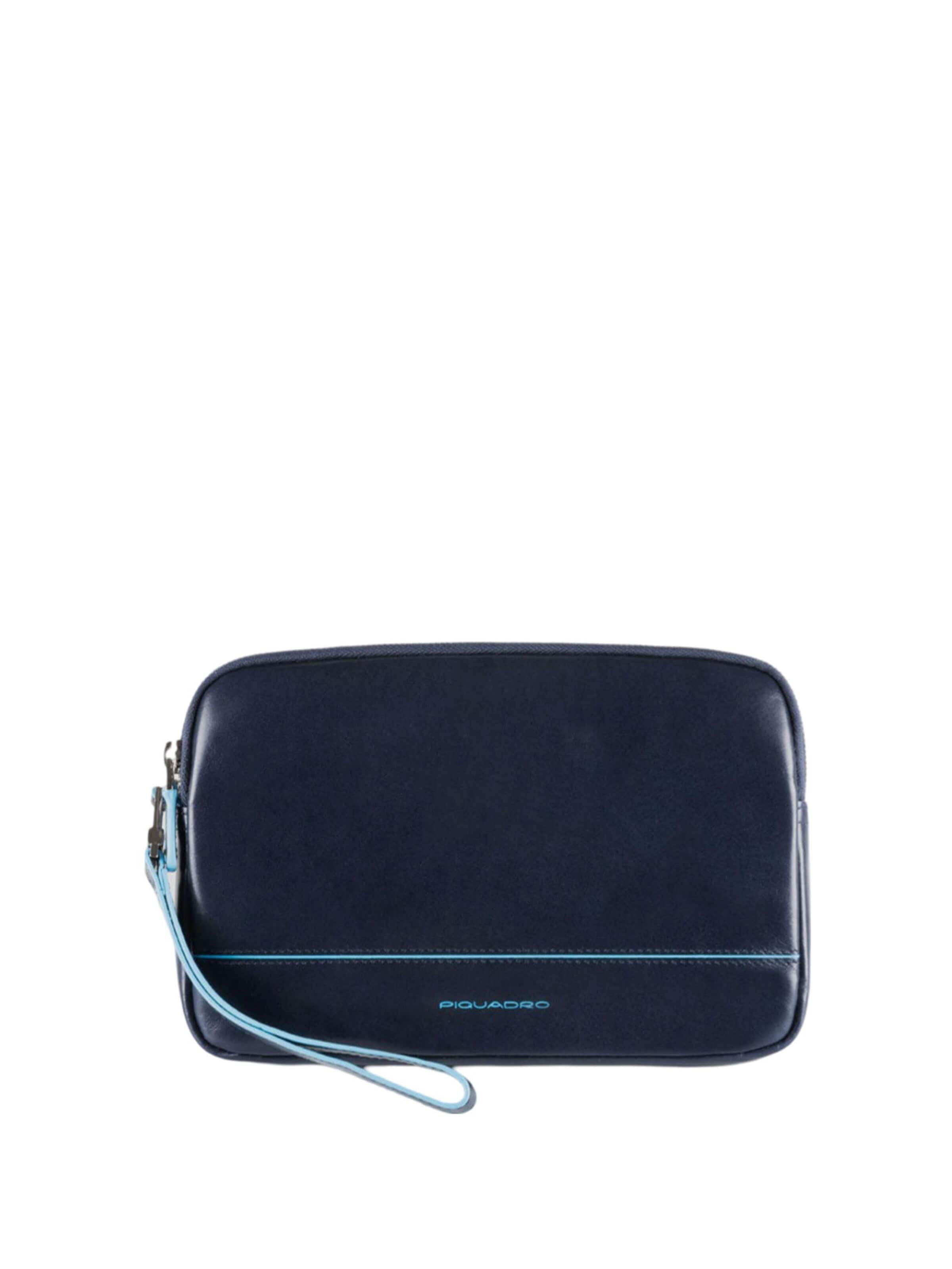 Piquadro - Neceser en azul: frente