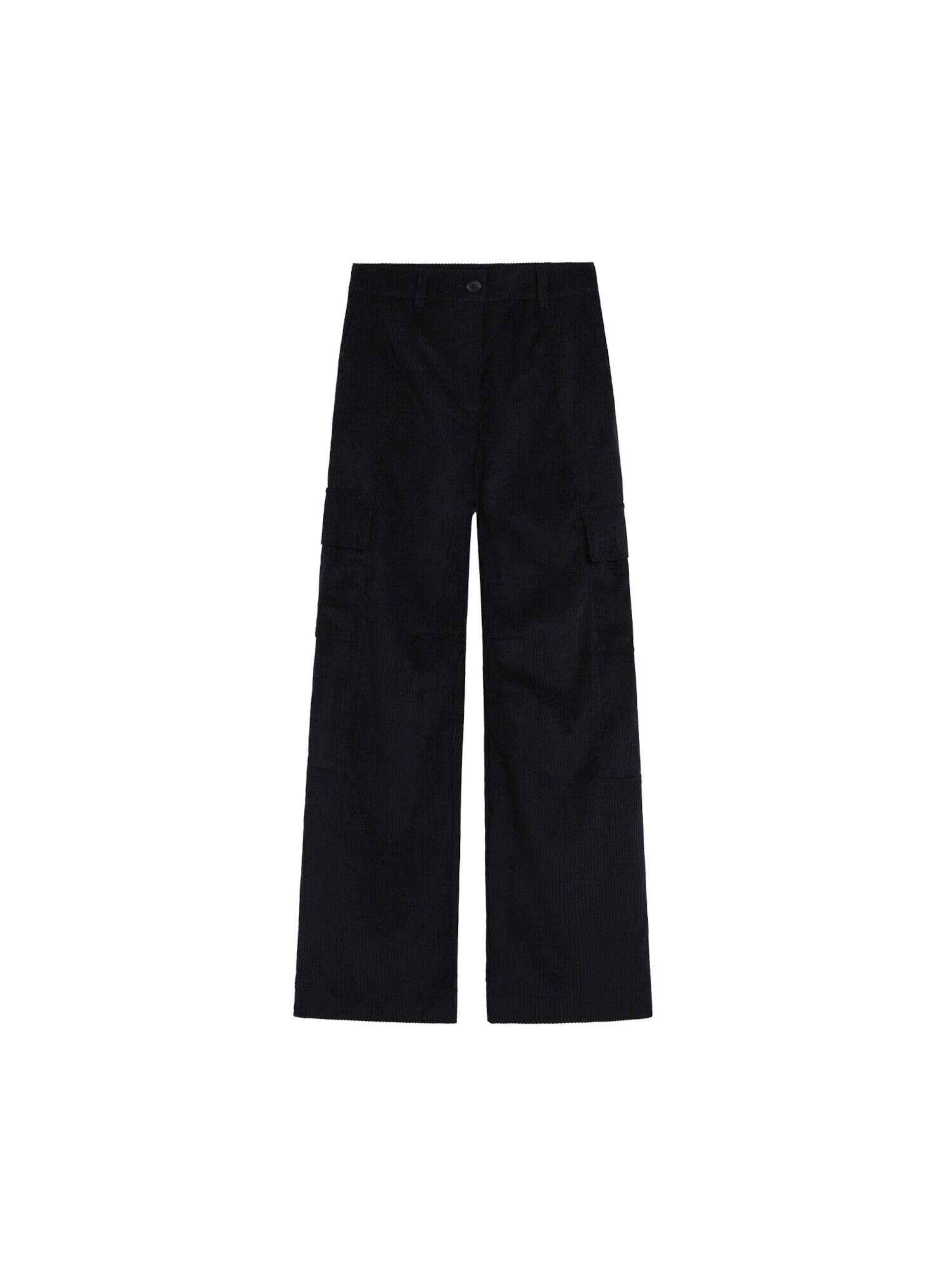 Scalpers Regular Corduroy Cargo Trousers ' ' in Blau: Vorderseite