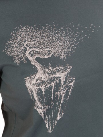 Life-Tree Shirt 'Maple Island' in Blue