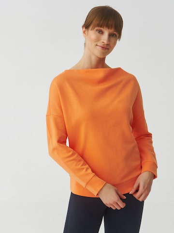 TATUUM Sweatshirt 'SILVANA' i orange: framsida
