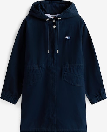 Tommy Jeans Between-seasons coat 'BADGE' in Blue: front