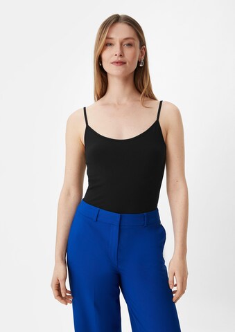 COMMA Top in Zwart: voorkant