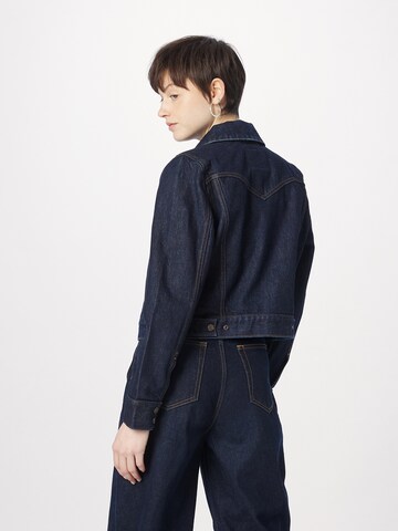 LEVI'S ® Between-season jacket 'Zip Slim Trucker' in Blue