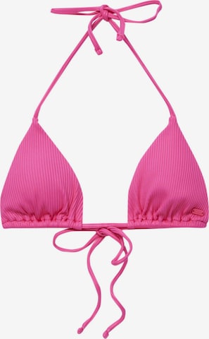 Pull&Bear Trójkąt Góra bikini w kolorze różowy: przód
