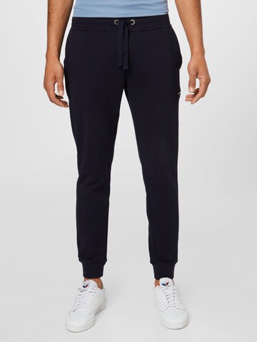 BJÖRN BORG Tapered Sportbroek 'CENTRE' in Blauw: voorkant