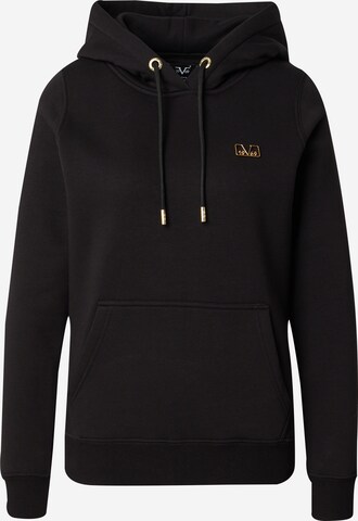 19V69 ITALIA Sweatshirt 'BURNER' in Schwarz: predná strana