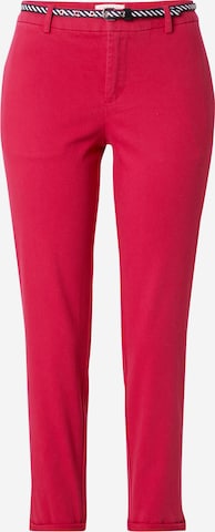 Coupe slim Pantalon chino 'BIANA' ONLY en rose : devant
