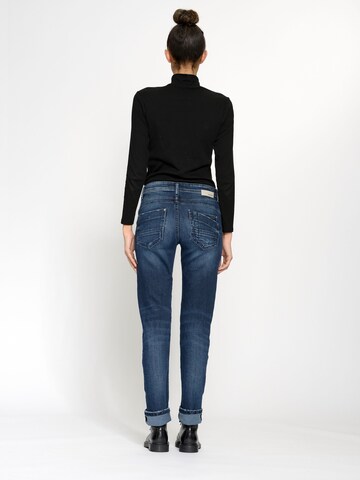 Gang Regular Jeans '94AMELIE STRAIGHT' in Blauw