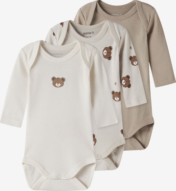 NAME IT Potkuhousut/body värissä beige: etupuoli