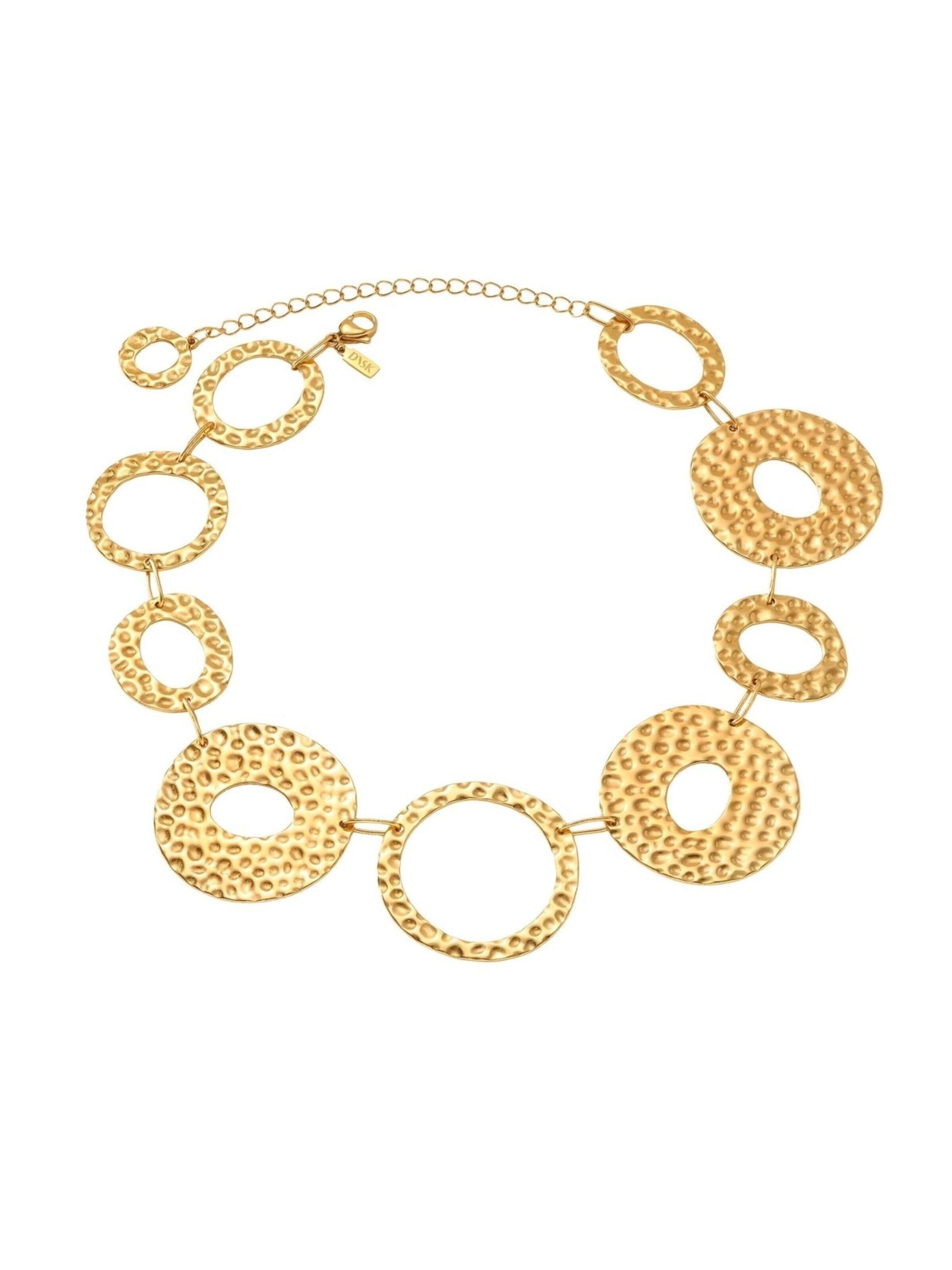 DNSK Copenhagen Ketting 'SOL' in Goud: voorkant