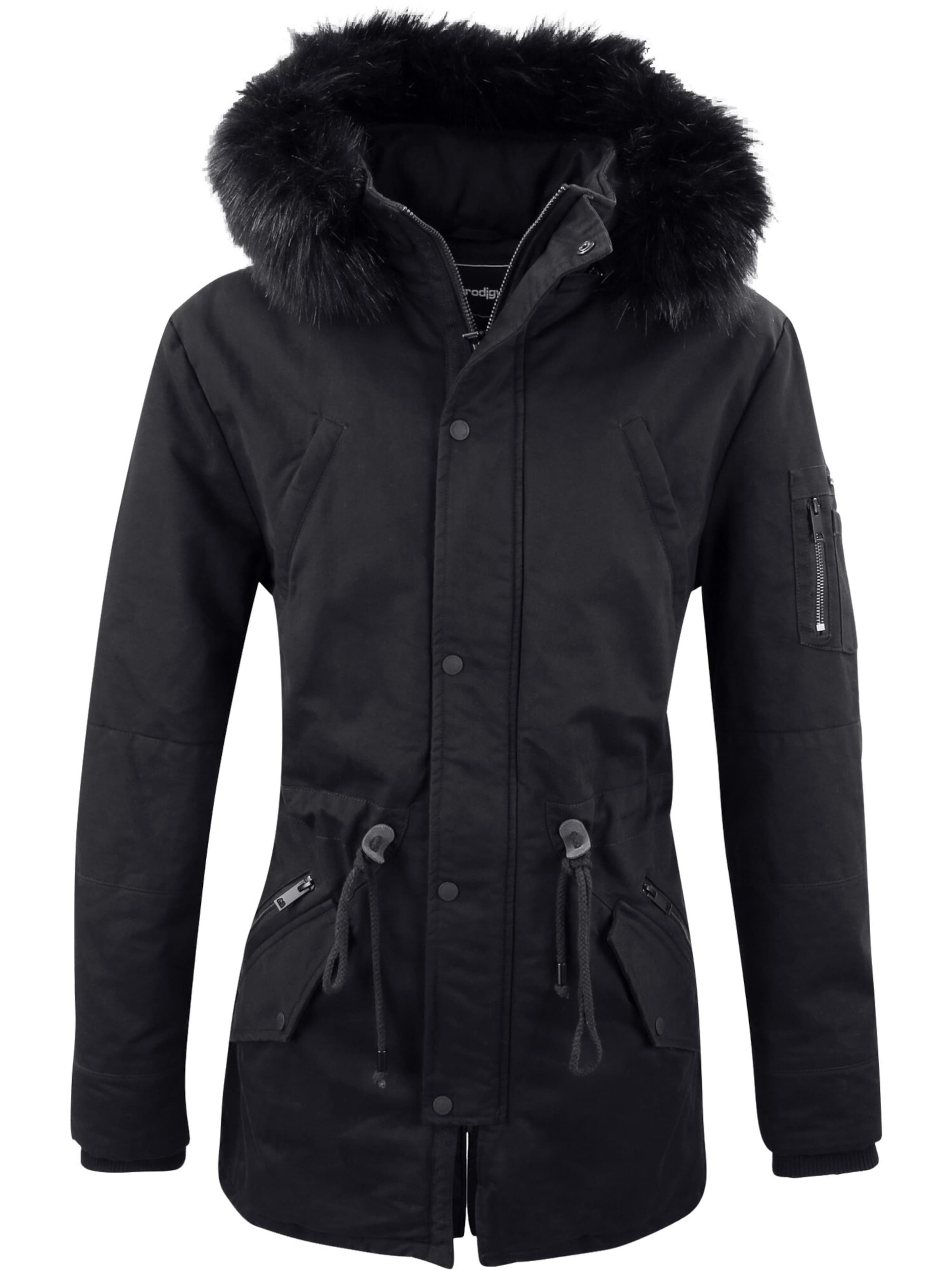 trueprodigy Zimní parka ' Julius F ' – černá: přední strana