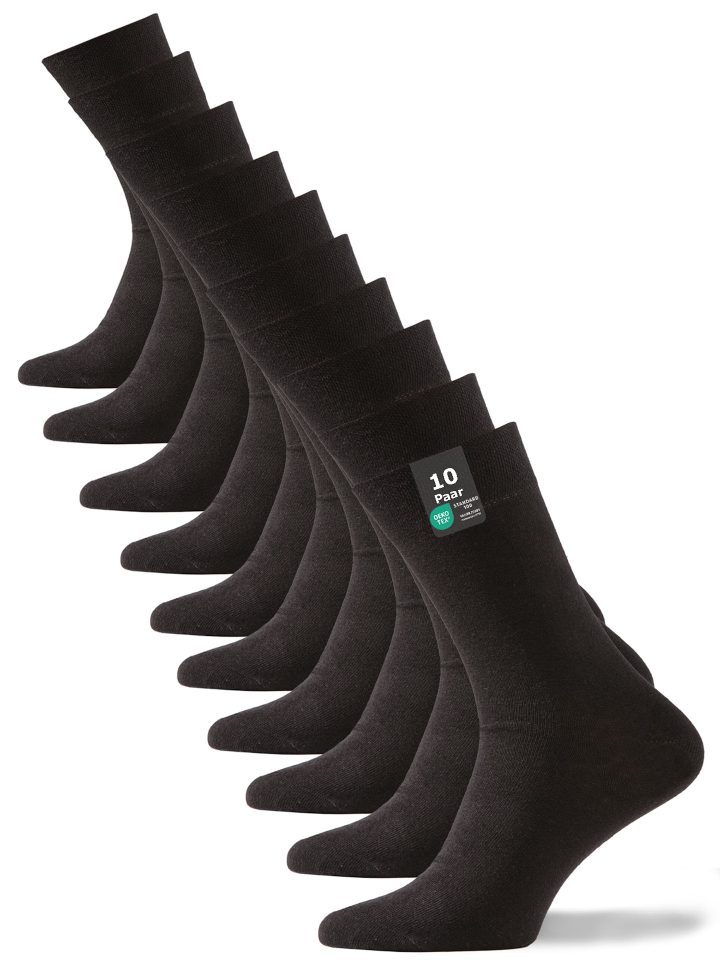 Cotton Prime - Meias em preto: frente