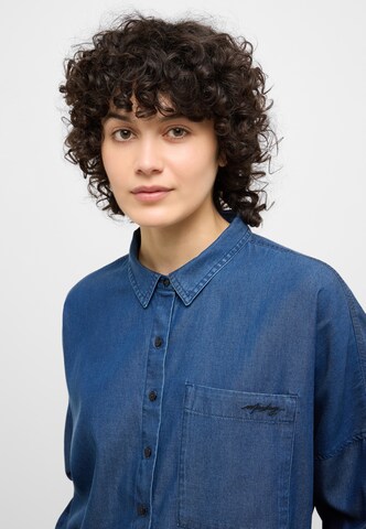 MUSTANG Bluse in Blau