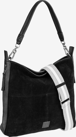 FREDsBRUDER Shoulder Bag 'Lazap' in Black: front