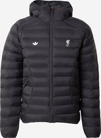 juoda ADIDAS ORIGINALS Demisezoninė striukė 'LFC': priekis