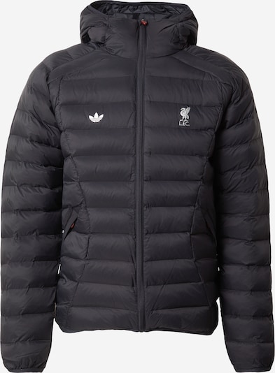 XS dydžio Demisezoninė striukė 'LFC' iš ADIDAS ORIGINALS, spalva – juoda / balta, Prekių apžvalga